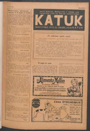 El papel de color