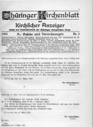 Nr. 3 : 15. März 1935