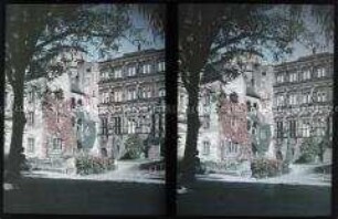 Blick in den Schlosshof von Schloss Heidelberg