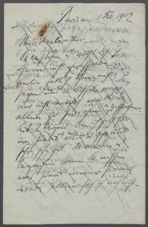Brief von Georg Kolbe an Hermann Schmitt
