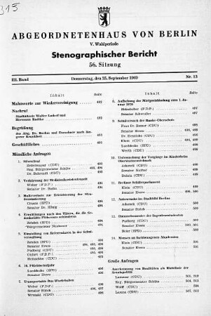Nr. 13 (56), 25. September 1969