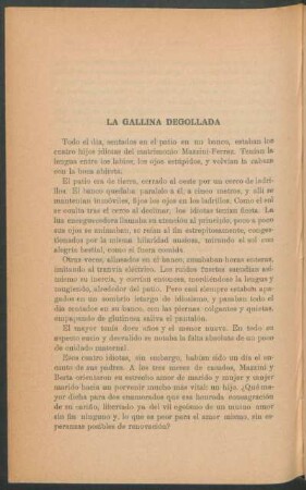 La gallina degollada