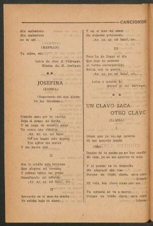 Josefina : (Zamba)