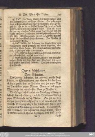 Der 2. Abschnitt. Von Asturien.
