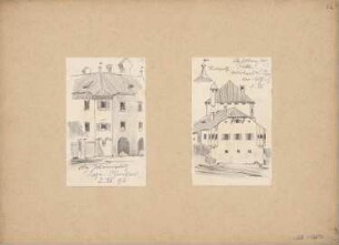 Bozen, Probstei am Pfarrplatz, Burg Kampenn bei Bozen: Ansichten