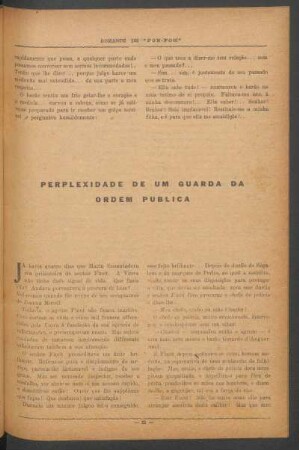 Perplexidade de um guarda da ordem pública