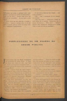 Perplexidade de um guarda da ordem pública