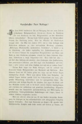 Verehrter Herr Kollege