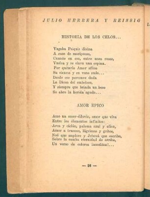 Historia de los celos