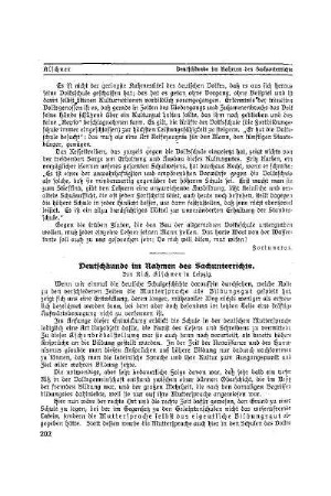 Deutschkunde im Rahmen des Sachunterrichts