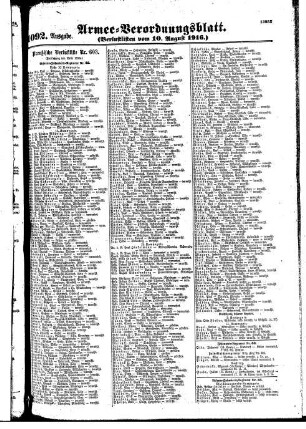 1092.Ausgabe. Donnerstag, 10. August 1916