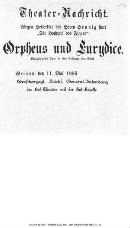 Orpheus und Eurydice