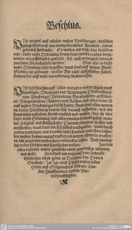 Beschlus.