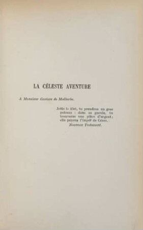 La céleste aventure