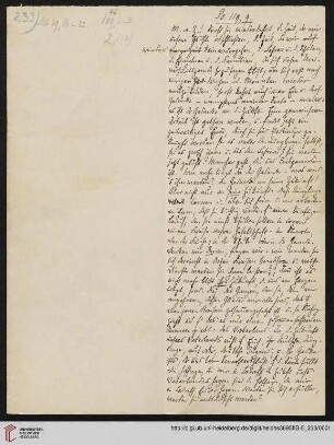 Heid. Hs. 3895 II B - 5,233: Nachlass Heinrich Bassermann, Sonn- und Feiertagspredigten: Predigt zu Ps 119,9