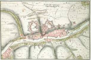 WHK 4 Französisch-Holländischer Krieg von 1672-1678: Plan von Dinant, 1674