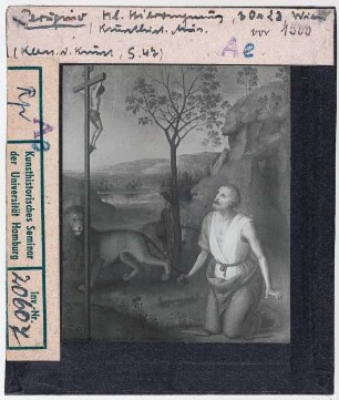 Pietro Perugino: Der heilige Hieronymus. Wien, Kunsthistorisches Museum