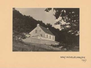 Haus Schlemmer, Heidelberg-Ziegelhausen: Ansicht vom Tal