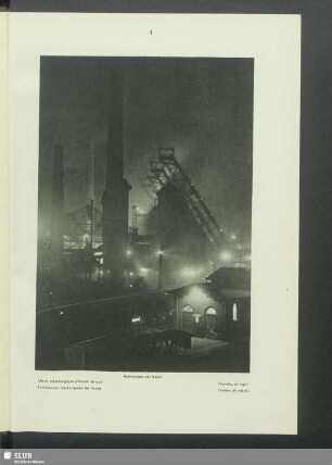 Hüttenwerk bei Nacht