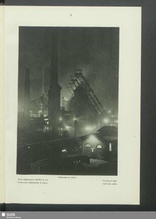 Hüttenwerk bei Nacht