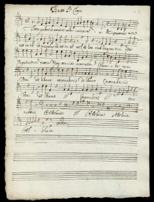 Basso Primo Choro