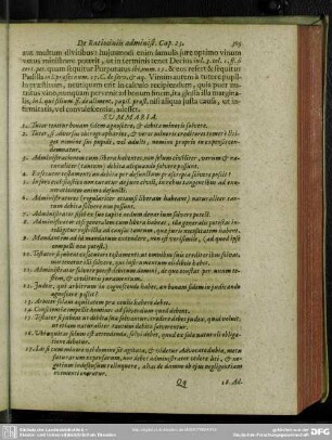 Caput XXIII. De solutionibus ab administrationibus factis, ab illisq[ue] receptis, in calculo recipiendis