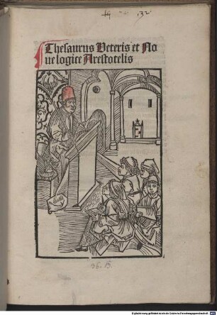 Thesaurus veteris et novae logicae Aristotelis