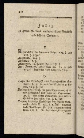110-120, Index