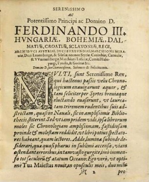 Qvæstiones Chronologicae De Annis Domini, Ivlianis, Et Nabonassari, Et Æra Mvndi Ivdaica Apte Inter Se componendis : In Qvib. Et Calendarii Rom. Explicatio Cvm Epactis, Calendis, Nonis, Idibus, & initijs mensium, Græcorum, Syro-Chaldæorum, Aegyptiorum, de Ferijs, Cyclis Lunæ, Solis, & Indictionum. Itemque modus construendi Tabulas Connexionis ærarum