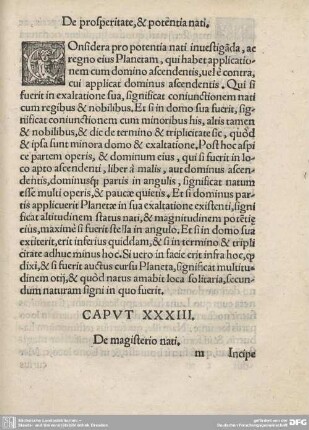 CAPUT XXXIII. De magisterio nati.