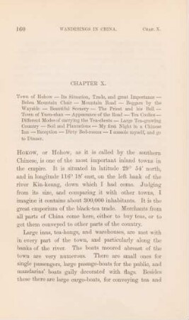 Chapter X. Town of Hokow - Its situation, trade, and great importance - Bohea ...