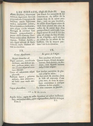 IX. Genus Aquilinum.