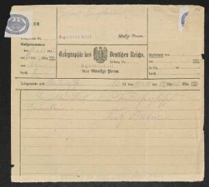 Brief von Fritz Brehmer an Gerhart Hauptmann