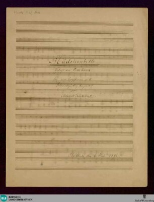 Mädchenbitte - Mus. Hs. 1418,147 : V, pf; g; KauS p.113