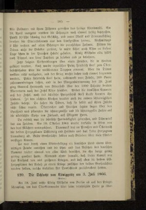 120. Die Schlacht von Königgrätz am 3. Juli 1866.