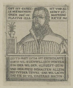 Bildnis des Mathias Flacivs Illiricvs