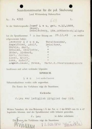 Lau, Josef