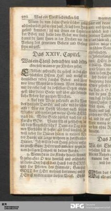 Das XXIV. Capitel. Was ein Christ betrachten und bedencken soll/ wann er zur Kirchen gehet.