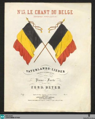 13: Le chant du belge