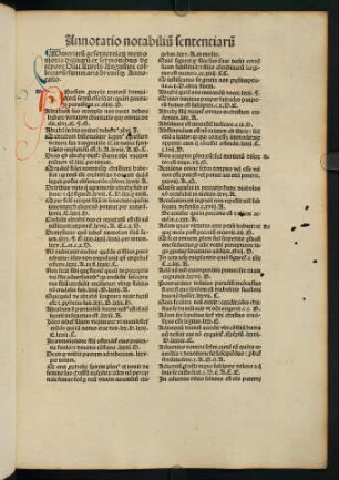 A2r-D8v, Annotatio notabilium sententiarum