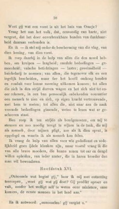 Hoofdstuk XVI. "Onnoozele wat begint gij," hoor ik mij ...