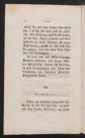 XII. Beschämung.