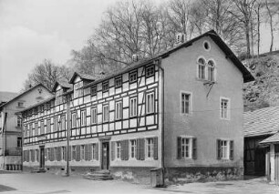 Obergruna (Kreis Feiberg). Ehemaliges Hammerwerk, Hammerschänke (bald nach 1836 erbaut)