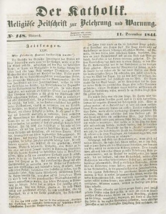 681-684 Zeitfragen : wie Friedrich Hurter katholische wurde
