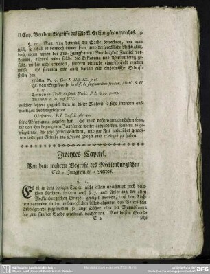 Zweytes Capitel. Von dem wahren Begriffe des Mecklenburgischen Erb-Jungfrauen-Rechts