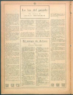 La luz del pasado : Cuento