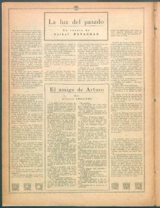 La luz del pasado : Cuento
