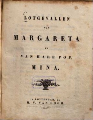 Lotgevallen van Margareta en van hare pop, Mina