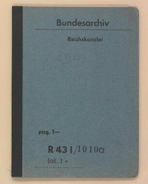 Einberufung, Eröffnung und Auflösung des Reichstags: Bd. 3