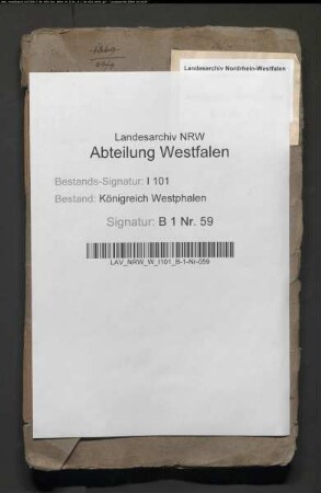 Besoldung der Geistlichen im Distrikt Höxter